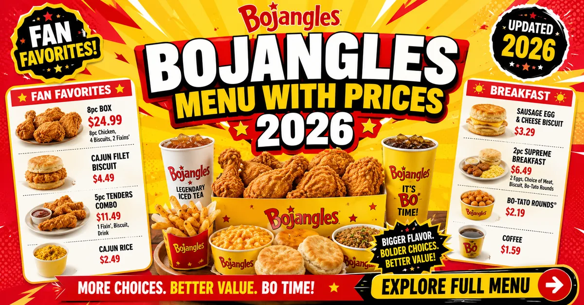 Latest Bojangles Menu